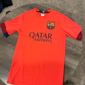EUC Vintage authentic FC Barcelona Barca customized Iniesta Men’s Small